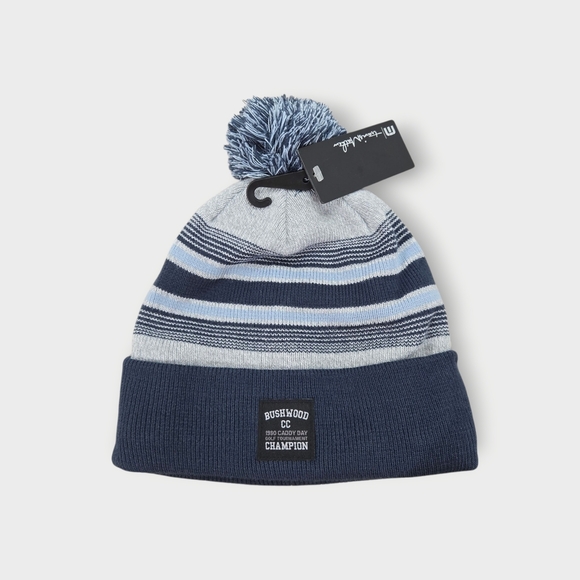 NWT TravisMathew Men's Doggie Paddle 2.0 Golf Pom Beanie $35 - Picture 3 of 5